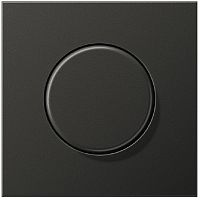 Лицевая панель Jung LS990 metal для светорегулятора поворотного антрацит картинка